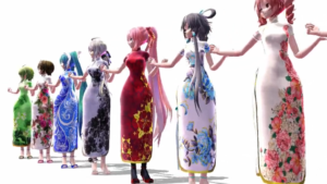 【MMD】 自制8人镜头 之极乐净土，