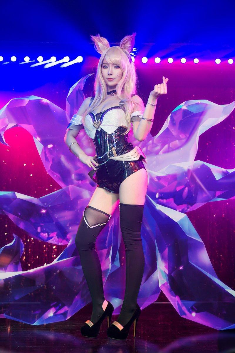 一直女装一直爽，C9女装大佬Sneaky最新cos-K/DA 女团