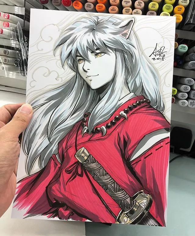 新加坡漫画大佬Artgerm马克笔作品一组，好看到飞起！