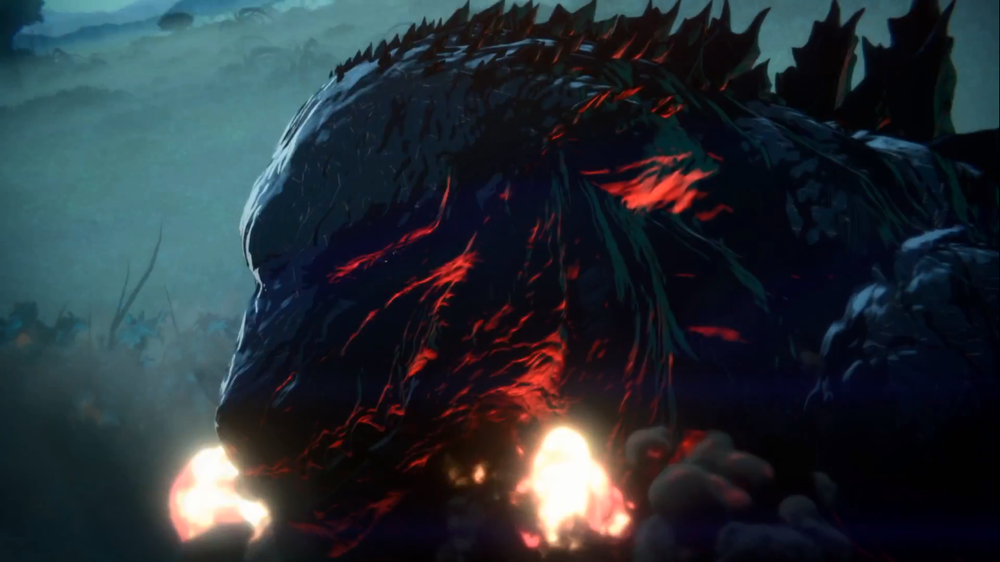 动画版哥斯拉《GODZILLA –怪兽惑星》预告片发布