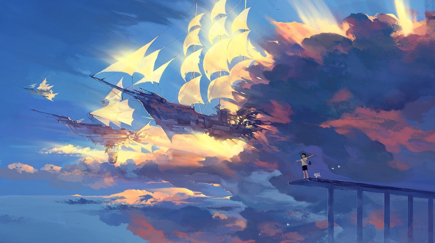 Wallpaper Engine 天空船绘图 动态壁纸电脑版下载