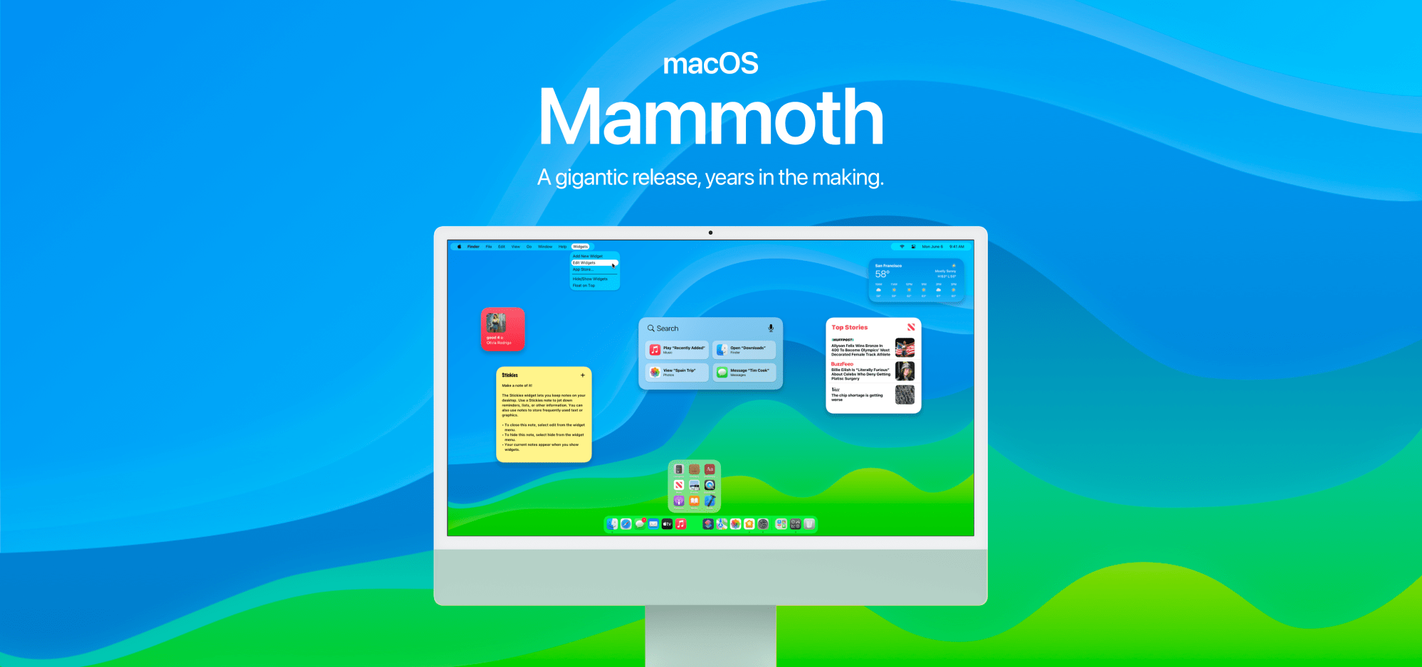 macOS Mammoth 概念版壁纸电脑版下载