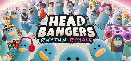 《沙雕鸽鸽大逃杀 Headbangers: Rhythm Royale》中文版百度云迅雷下载v1.0.50842联机版|容量1.53GB|官方简体中文|支持键盘.鼠标.手柄