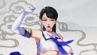 《鬼谷八荒》清凉大胸蓝白水手服小姐姐立绘MOD[无视游戏更新]电脑版下载