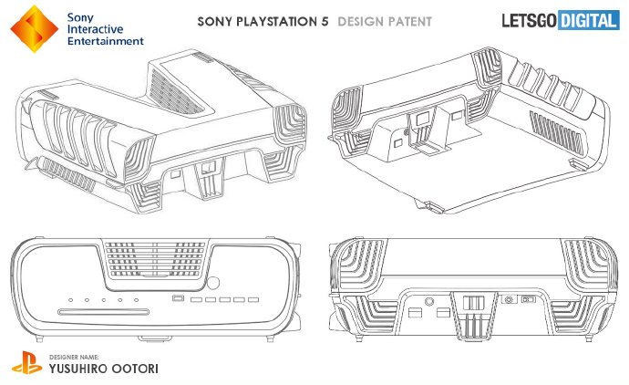 PS5难道长这样？ 索尼新硬件专利曝光、造型别致