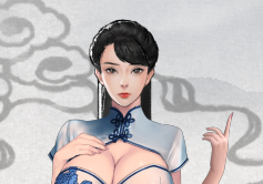 《鬼谷八荒》薄纱刺绣青龙开胸旗袍娘立绘MOD[无视游戏更新]电脑版下载