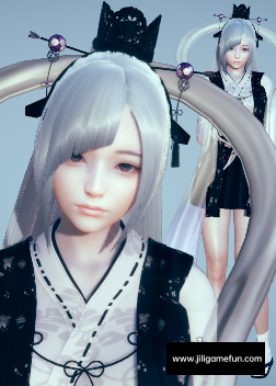 《AI少女》白色长发古风短裙阴阳师小姐姐MOD电脑版下载