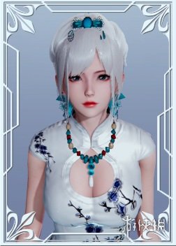 《AI少女》性感白发珠链美人MOD电脑版下载