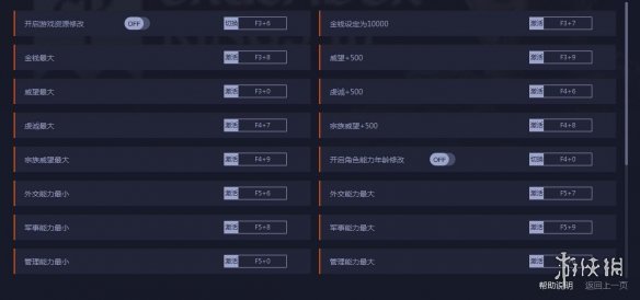 《王国风云3》v1.3.0二十六项修改器电脑版下载