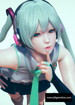 《AI少女》绿色双马尾虚拟歌姬初音未来MOD电脑版下载