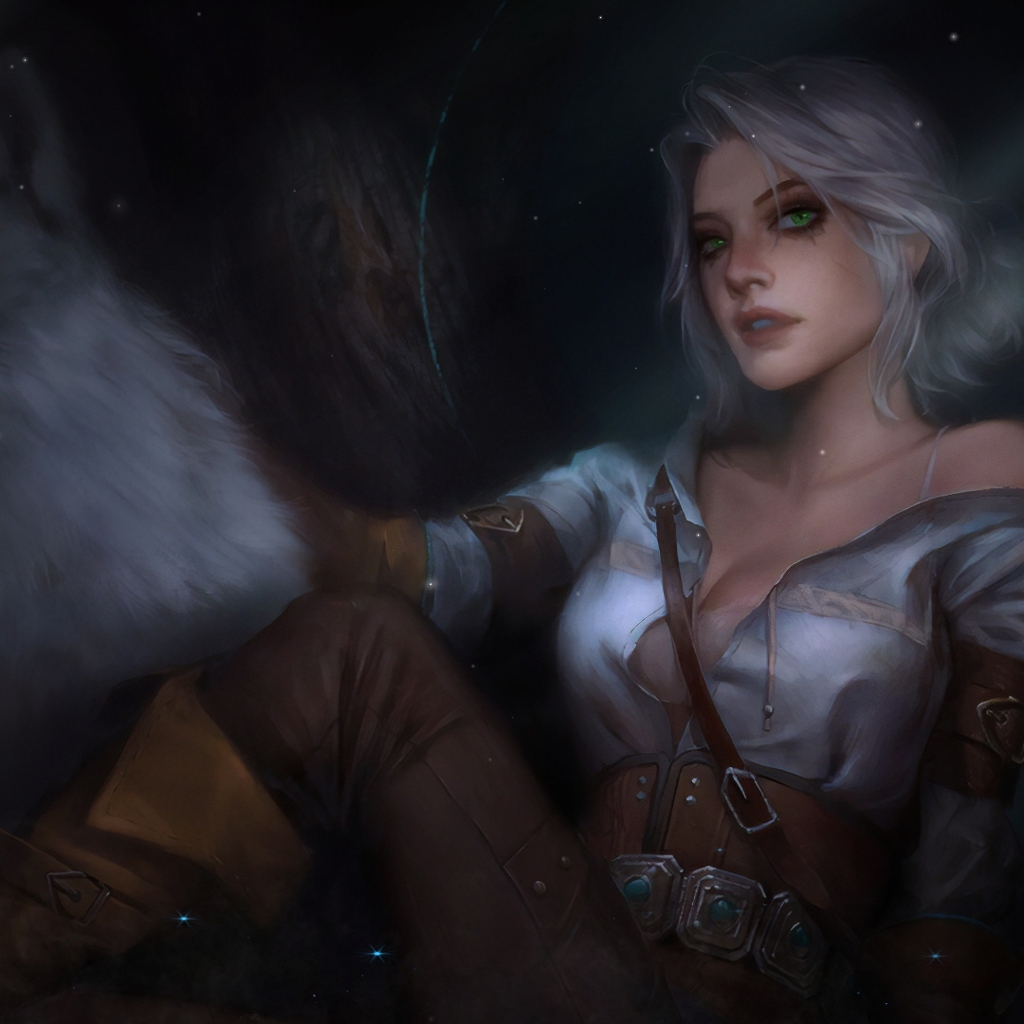 Wallpaper Engine Ciri The Witcher 3 [4K]  动态壁纸百度云迅雷下载