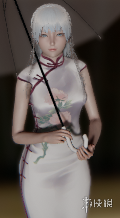 《AI少女》古风露袖月季旗袍服饰MOD电脑版下载