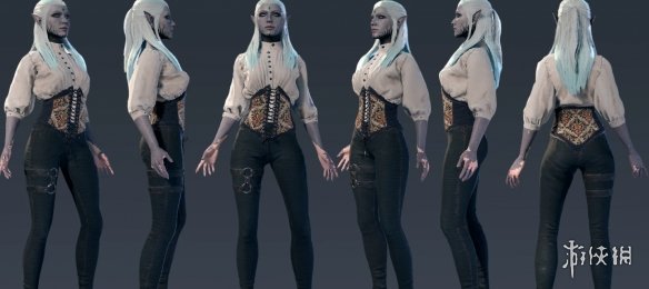 《博德之门3》欧洲风紧身胸衣MOD电脑版下载