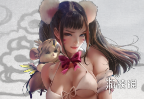 《鬼谷八荒》清凉性感双马尾美女立绘MOD[无视游戏更新]电脑版下载