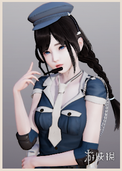 《AI少女》蓝瞳马尾可爱女警花小姐姐MOD电脑版下载