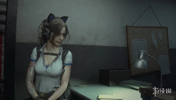 《生化危机2：重制版》克莱尔可爱猫猫耳机MOD电脑版下载