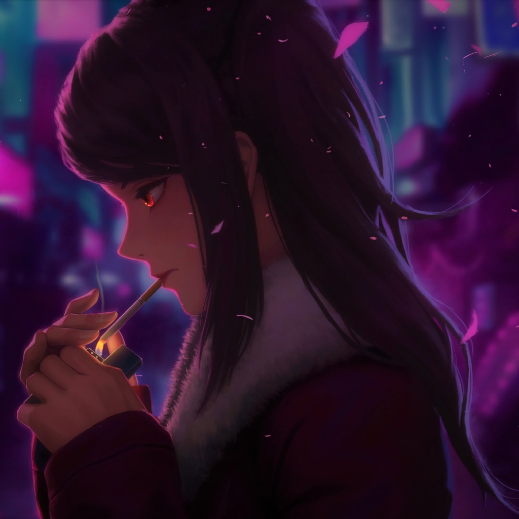 Wallpaper Engine Girl Smoking [4K] 动态壁纸百度云迅雷下载