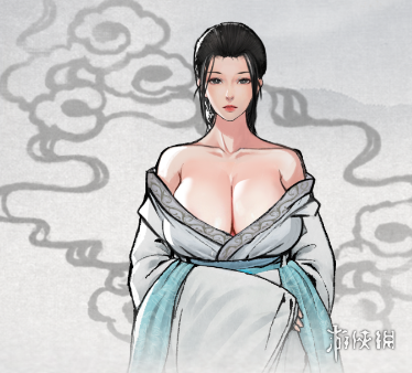 《鬼谷八荒》绝美蓝衣露肩大胸美人立绘MOD[更新v0.8.2017.248]电脑版下载