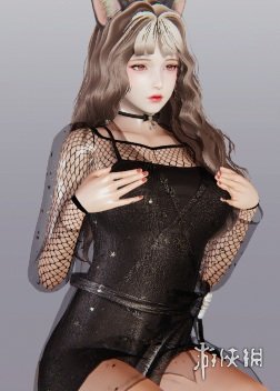 《AI少女》网纹暗黑系金发兽耳娘MOD电脑版下载