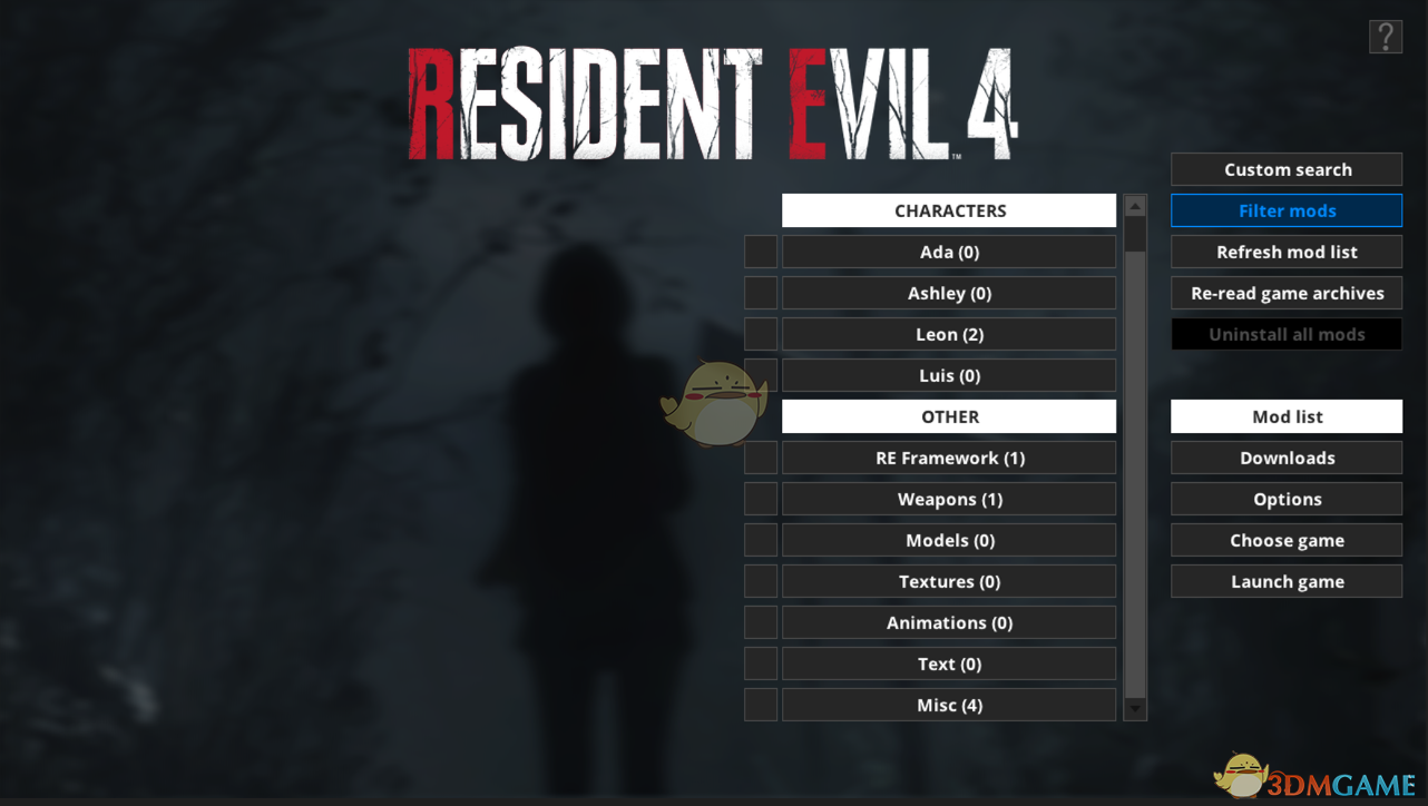 《生化危机4：重制版》Fluffy Mod管理器v3.005