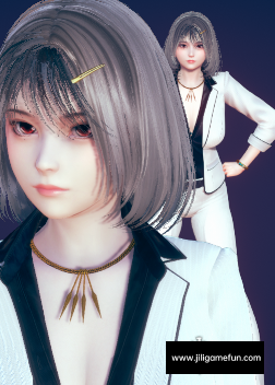 《AI少女》白色短发白领制服御姐MOD电脑版下载