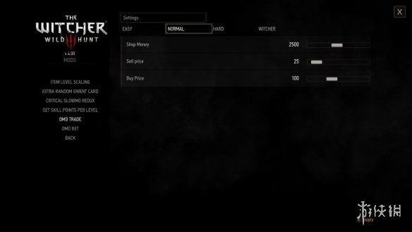 《巫师3次世代版》可设置商人金币和价格MOD电脑版下载
