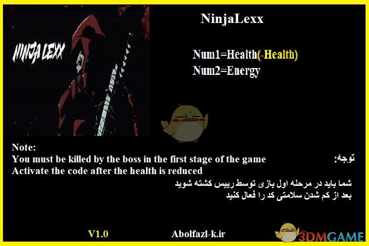 《Ninja Lexx》v1.0双项修改器[Abolfazl]电脑版下载