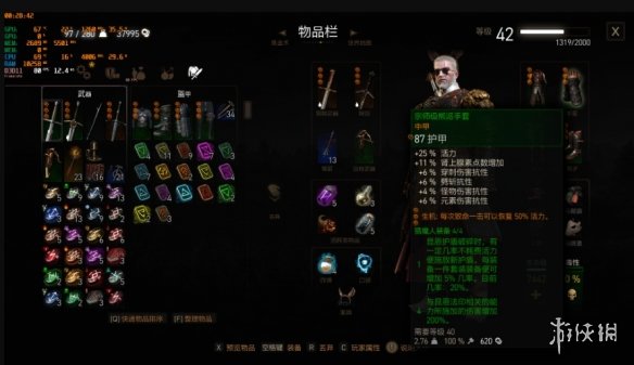 《巫师3次世代版》活力和肾上腺素增强MOD电脑版下载