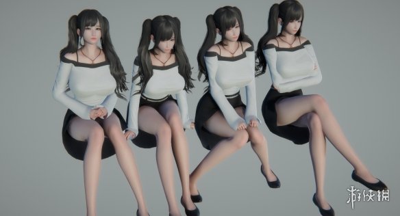 《ROOM Girl》黑发双马尾火辣眼镜娘MOD电脑版下载