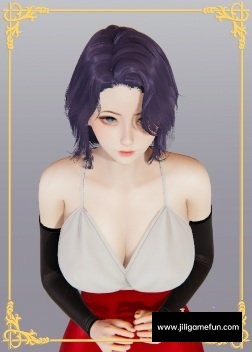 《AI少女》紫发红裙漂亮小姐姐MOD电脑版下载